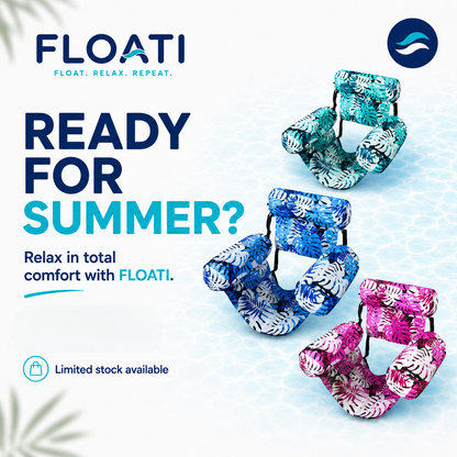 FLOATI™ Tropical Lounge Float — Float in Comfort